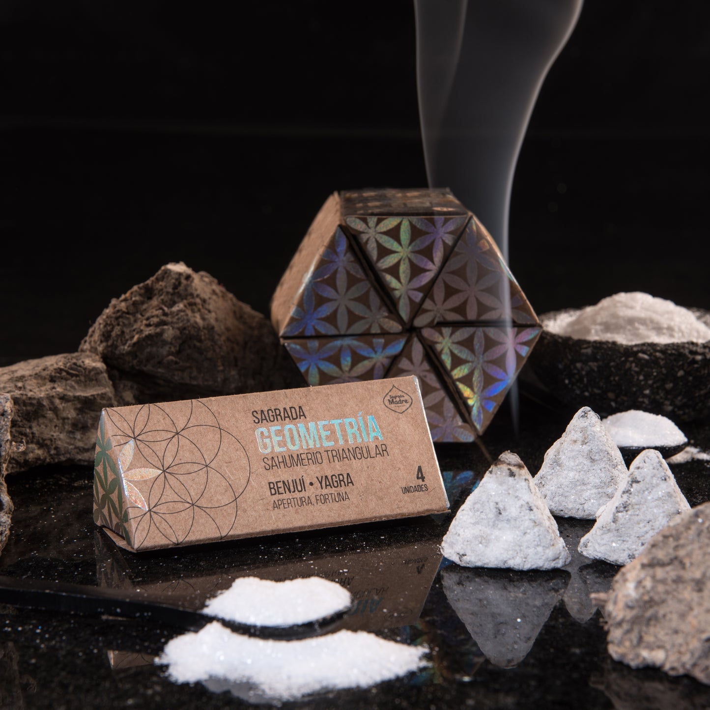 Incienso Triangular de Benjui y Yagra