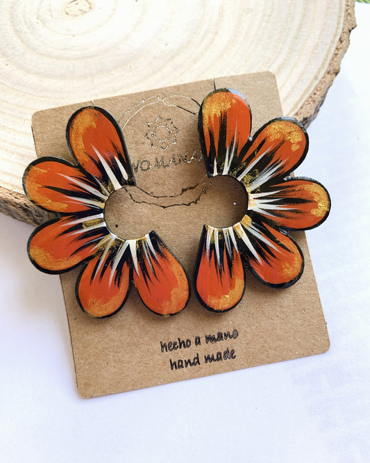 Pendientes Pétalos de Fuego