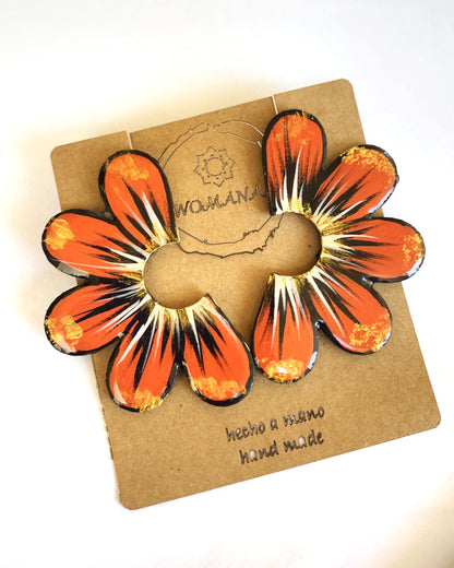 Pendientes Pétalos de Fuego