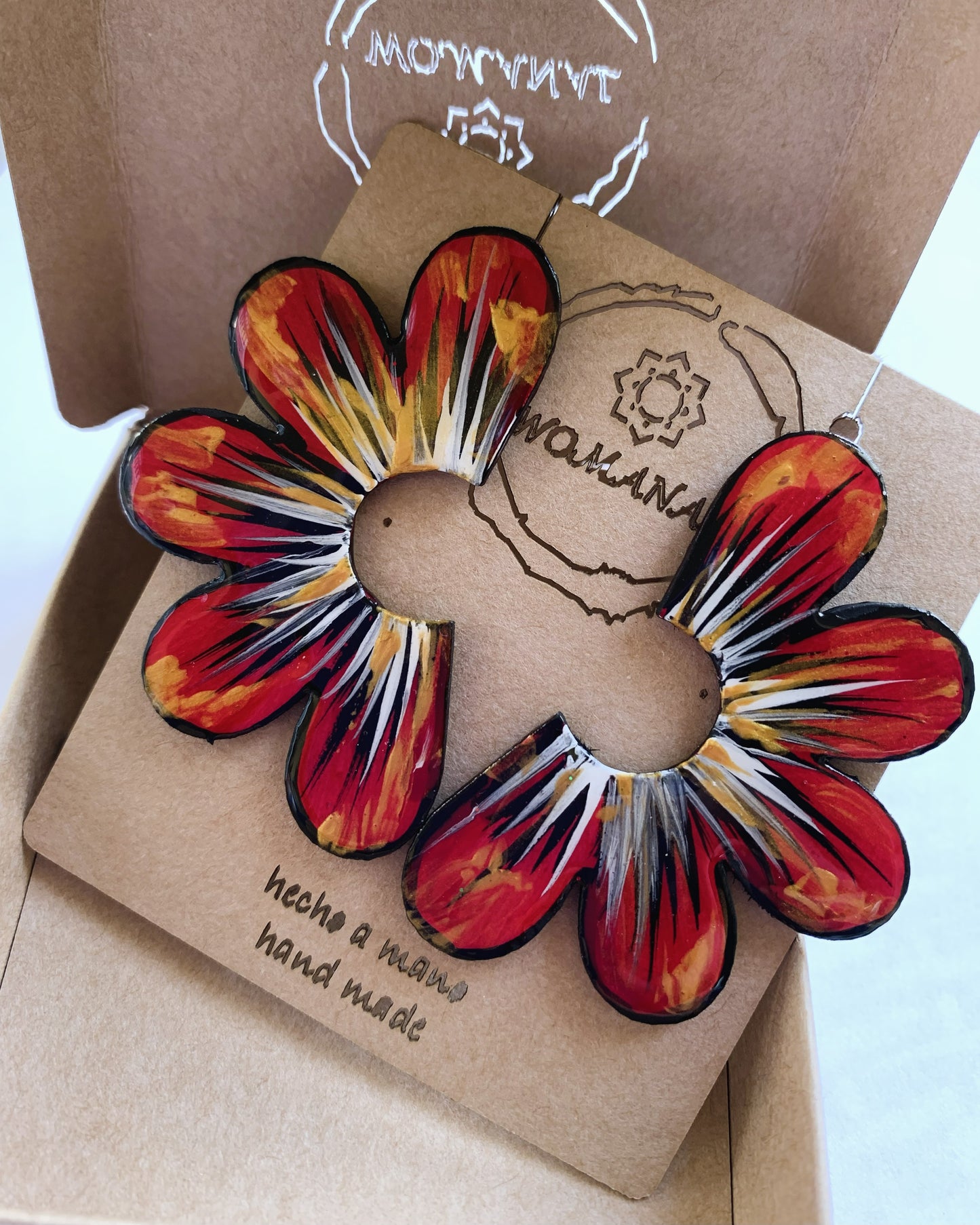 Pendientes Pétalos de Fuego