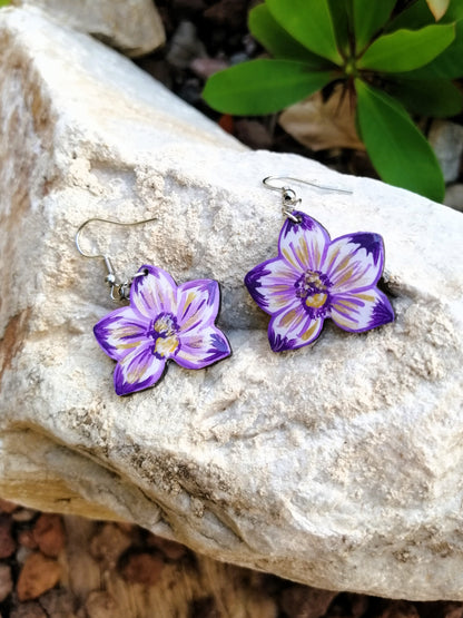 Pendientes Orquídea